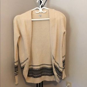 Kismet Beige Knit Cardigan